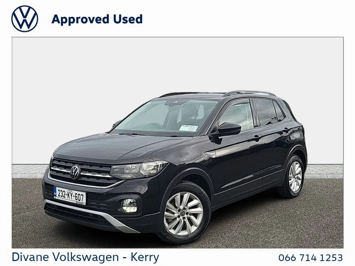 Volkswagen T-Cross SUV, Petrol, 2023, Black