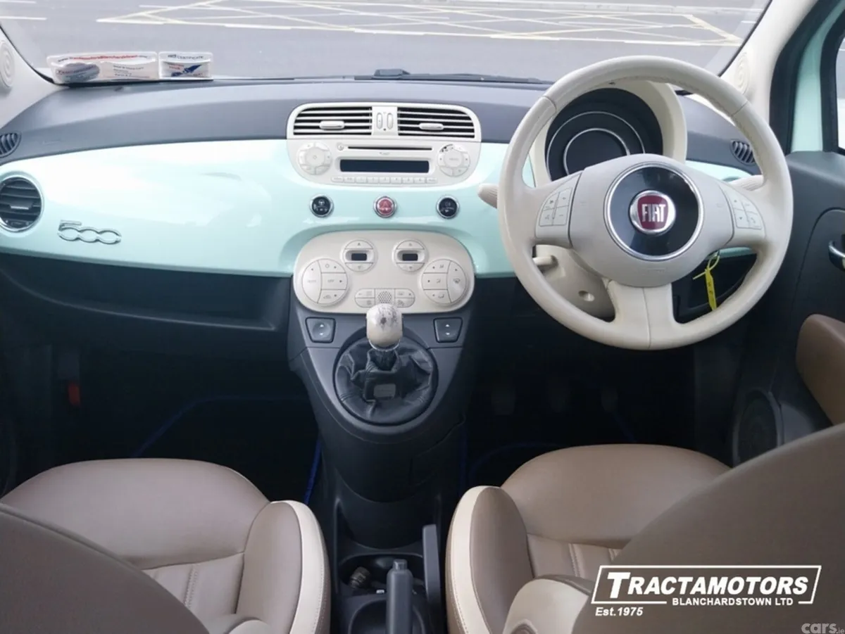 Fiat 500 Hatchback, Petrol, 2014, Green