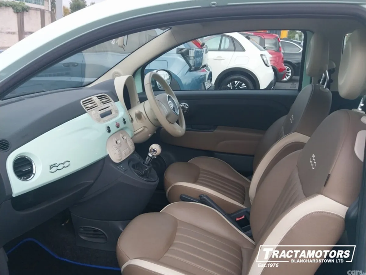Fiat 500 Hatchback, Petrol, 2014, Green