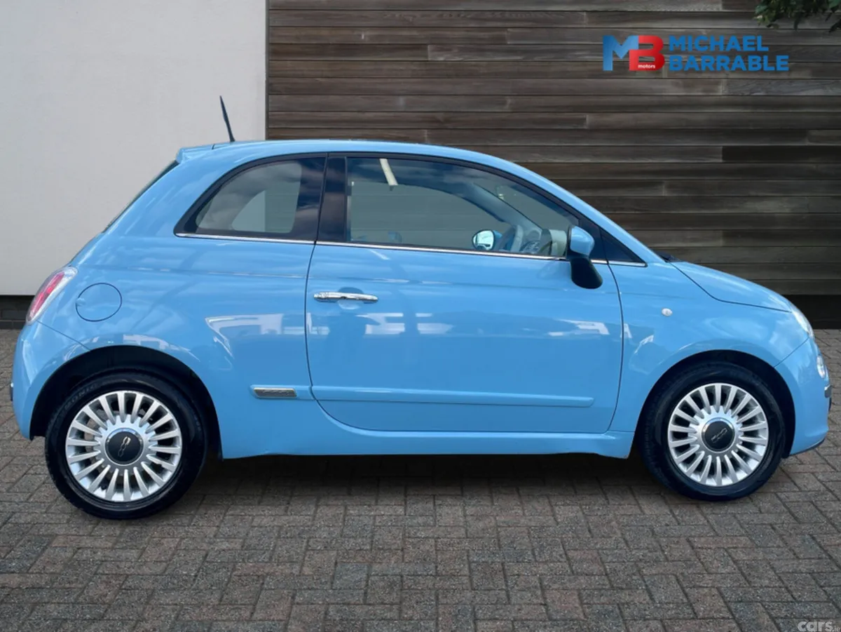 Fiat 500 Hatchback, Petrol, 2014, Blue