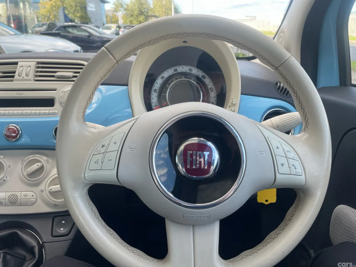 Fiat 500 Hatchback, Petrol, 2014, Blue