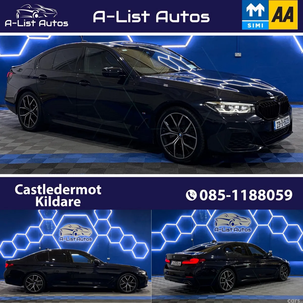 BMW 5-Series Saloon, Diesel, 2023, Black