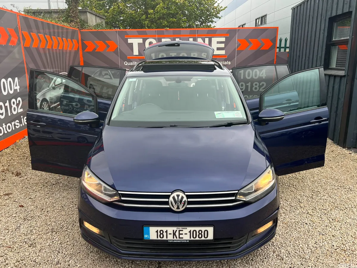 Volkswagen Touran MPV, Diesel, 2018, Blue