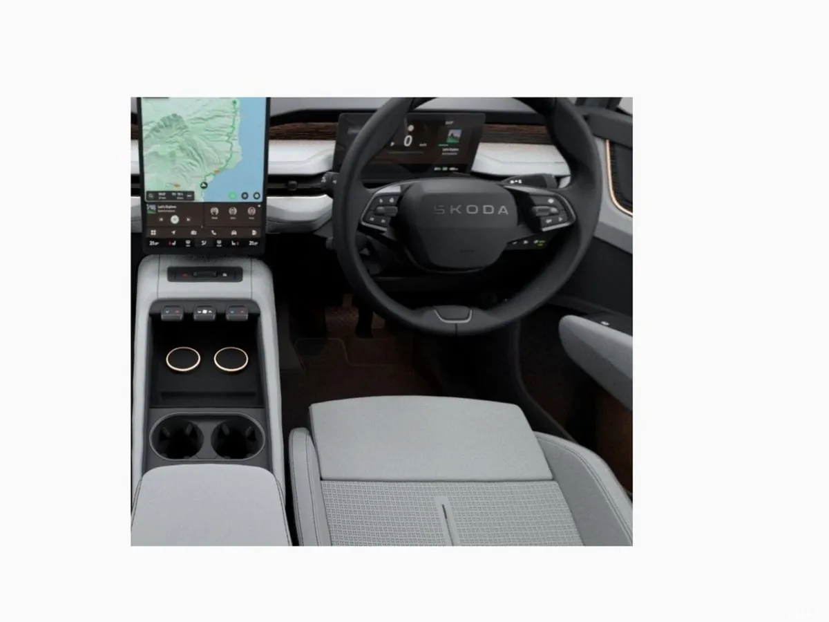 Skoda Peaq SUV, Electric, 2027, Silver