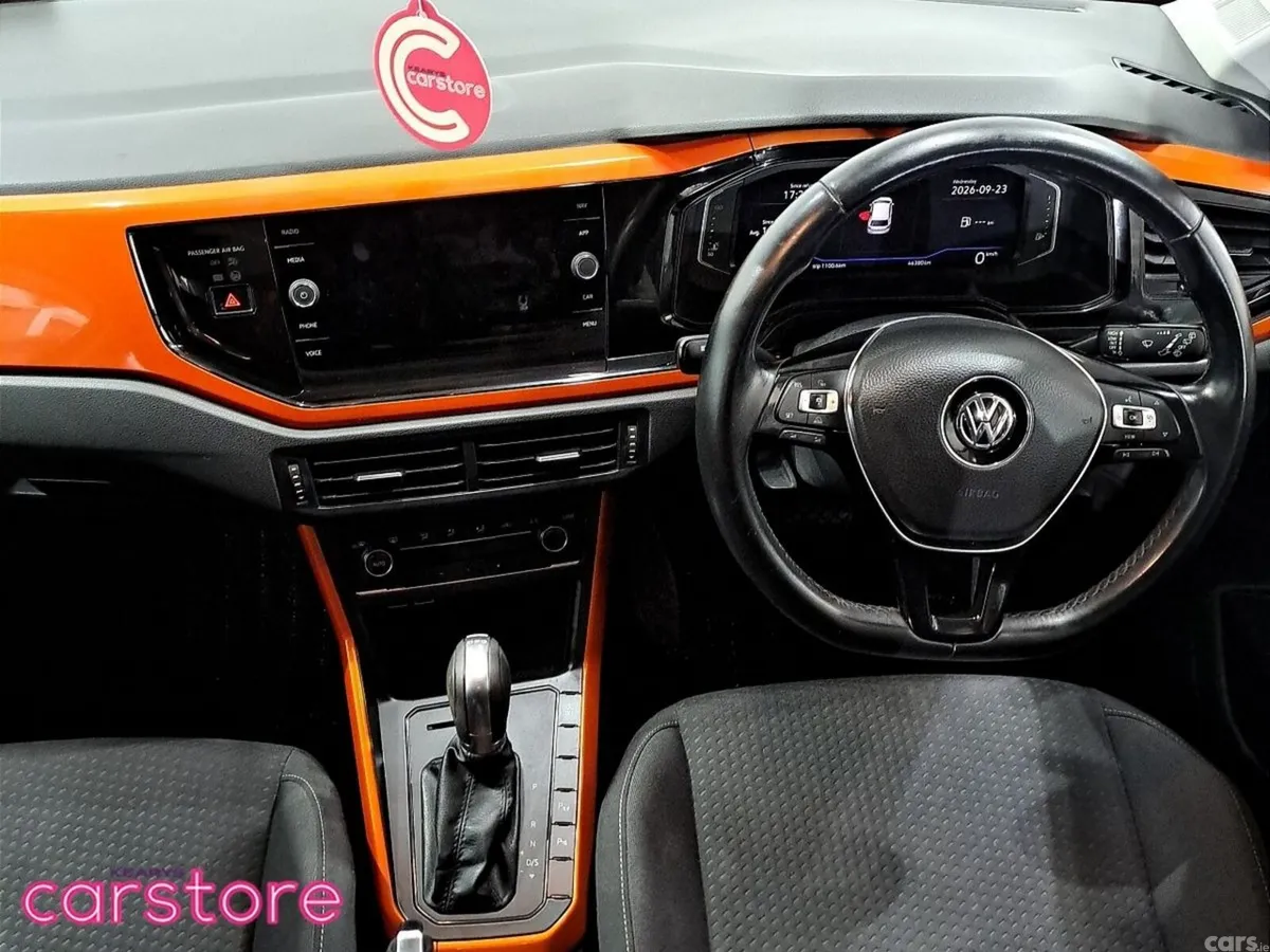 Volkswagen Polo Hatchback, Petrol, 2019, Orange
