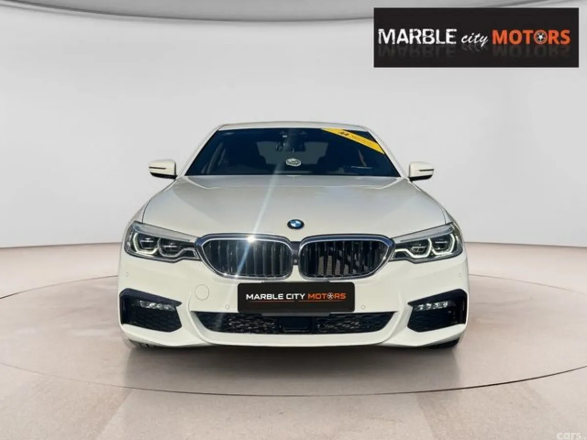 BMW 5-Series Saloon, Petrol Plug-in Hybrid, 2019, White