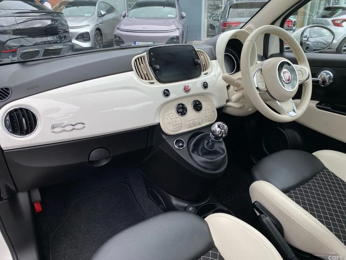 Fiat 500 Hatchback, Petrol, 2021, White