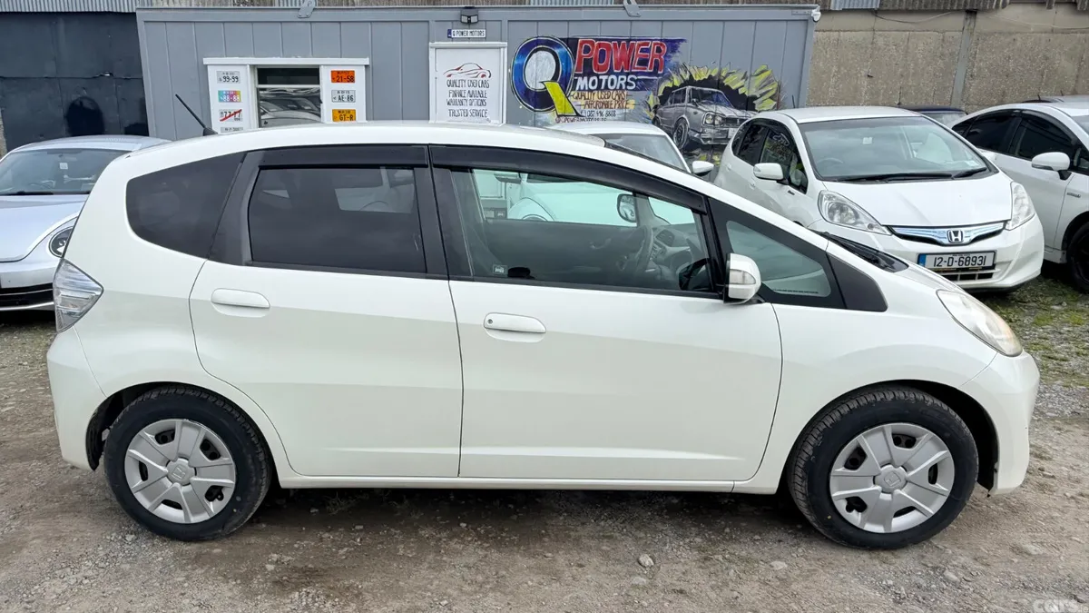 Honda Fit Hatchback, Petrol Hybrid, 2012, White