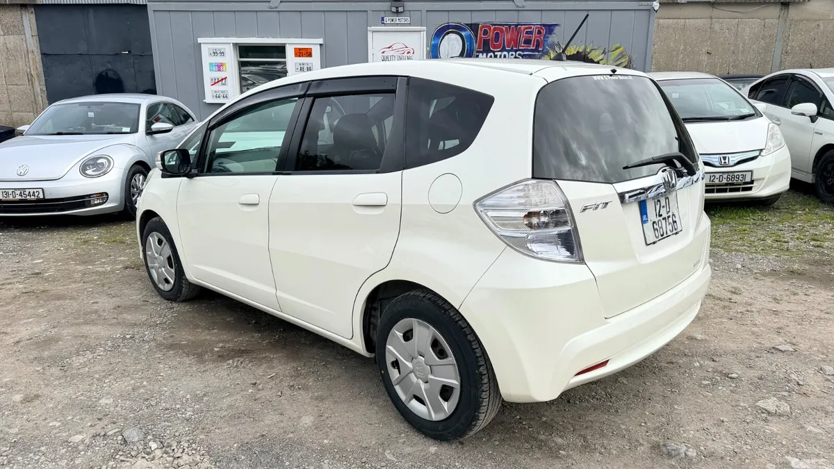 Honda Fit Hatchback, Petrol Hybrid, 2012, White