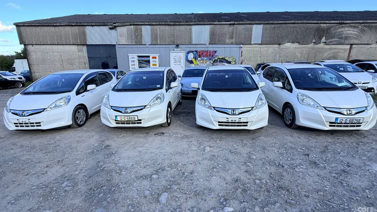 Honda Fit Hatchback, Petrol Hybrid, 2012, White