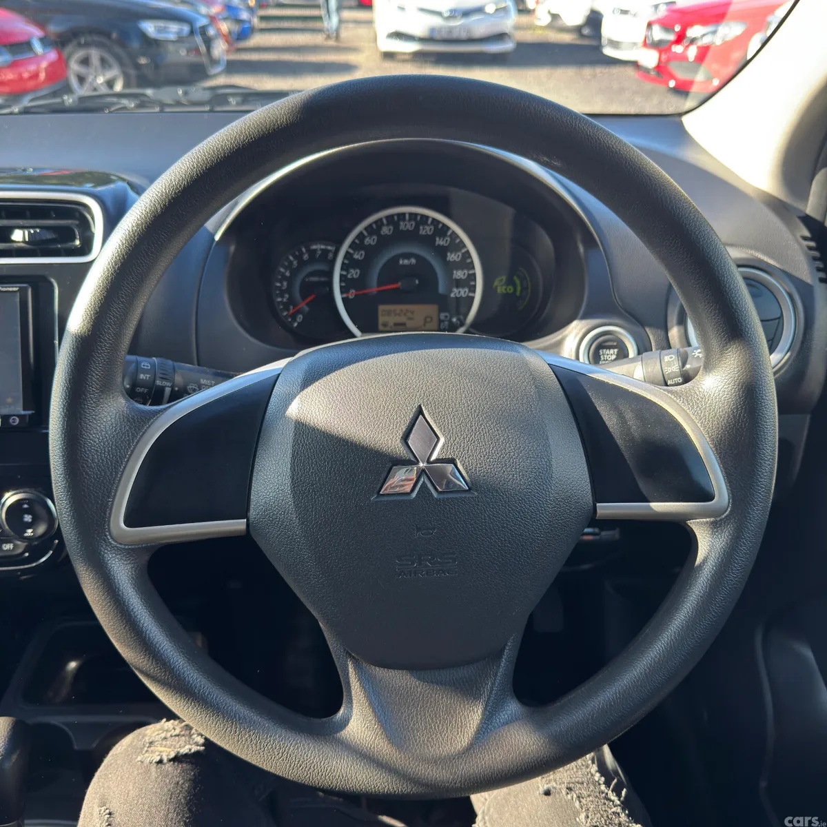 Mitsubishi Mirage Hatchback, Petrol, 2015, Silver