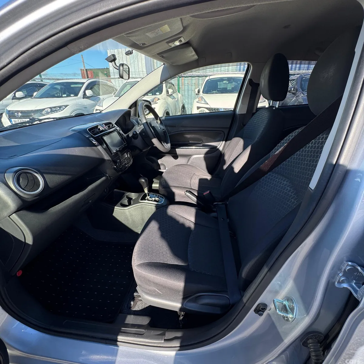 Mitsubishi Mirage Hatchback, Petrol, 2015, Silver