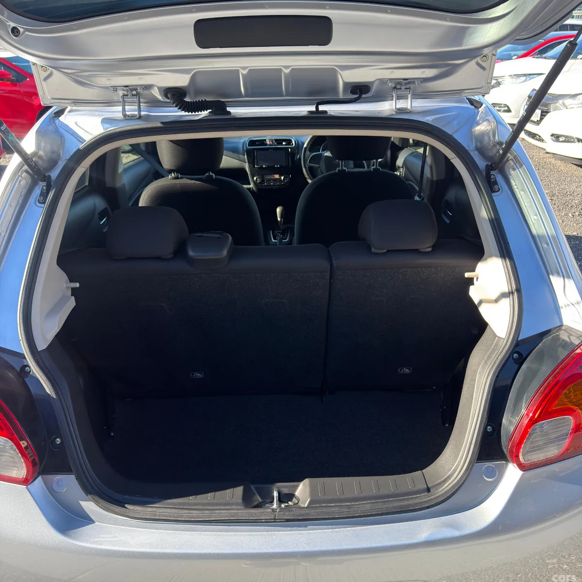 Mitsubishi Mirage Hatchback, Petrol, 2015, Silver