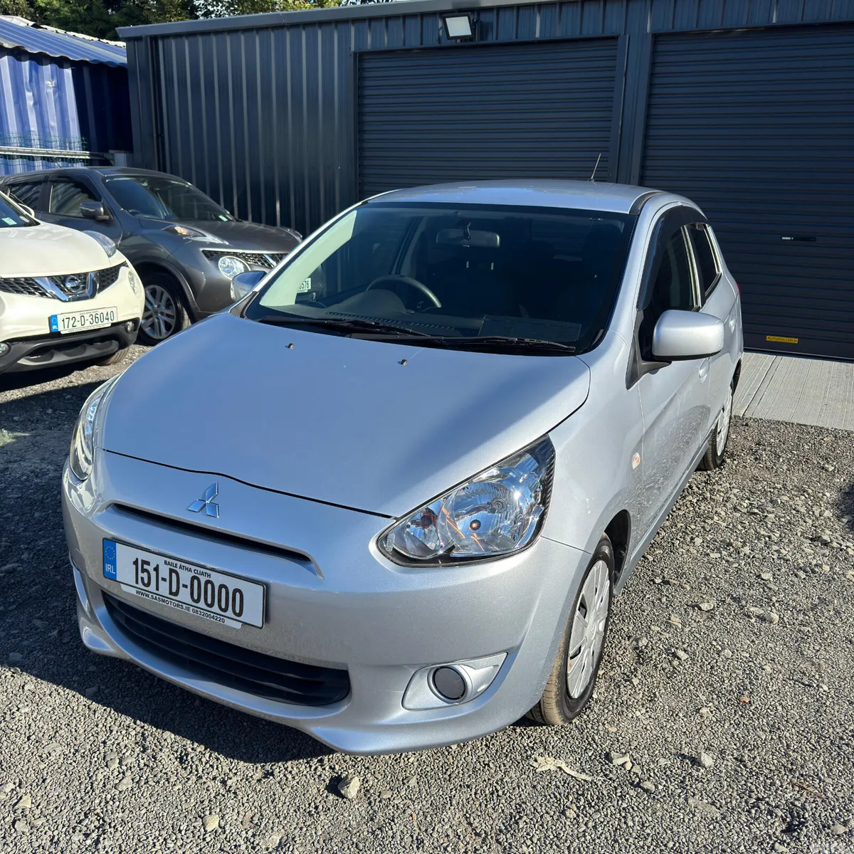 Mitsubishi Mirage Hatchback, Petrol, 2015, Silver