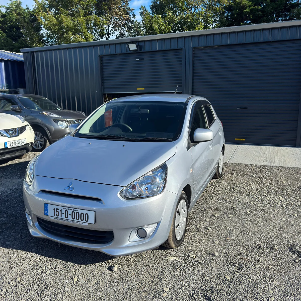 Mitsubishi Mirage Hatchback, Petrol, 2015, Silver