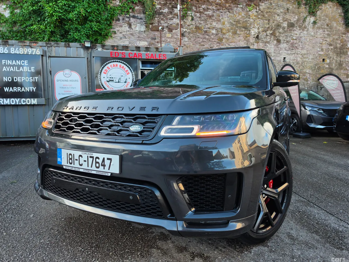 Land Rover Range Rover Sport SUV, Petrol Plug-in Hybrid, 2018, Black