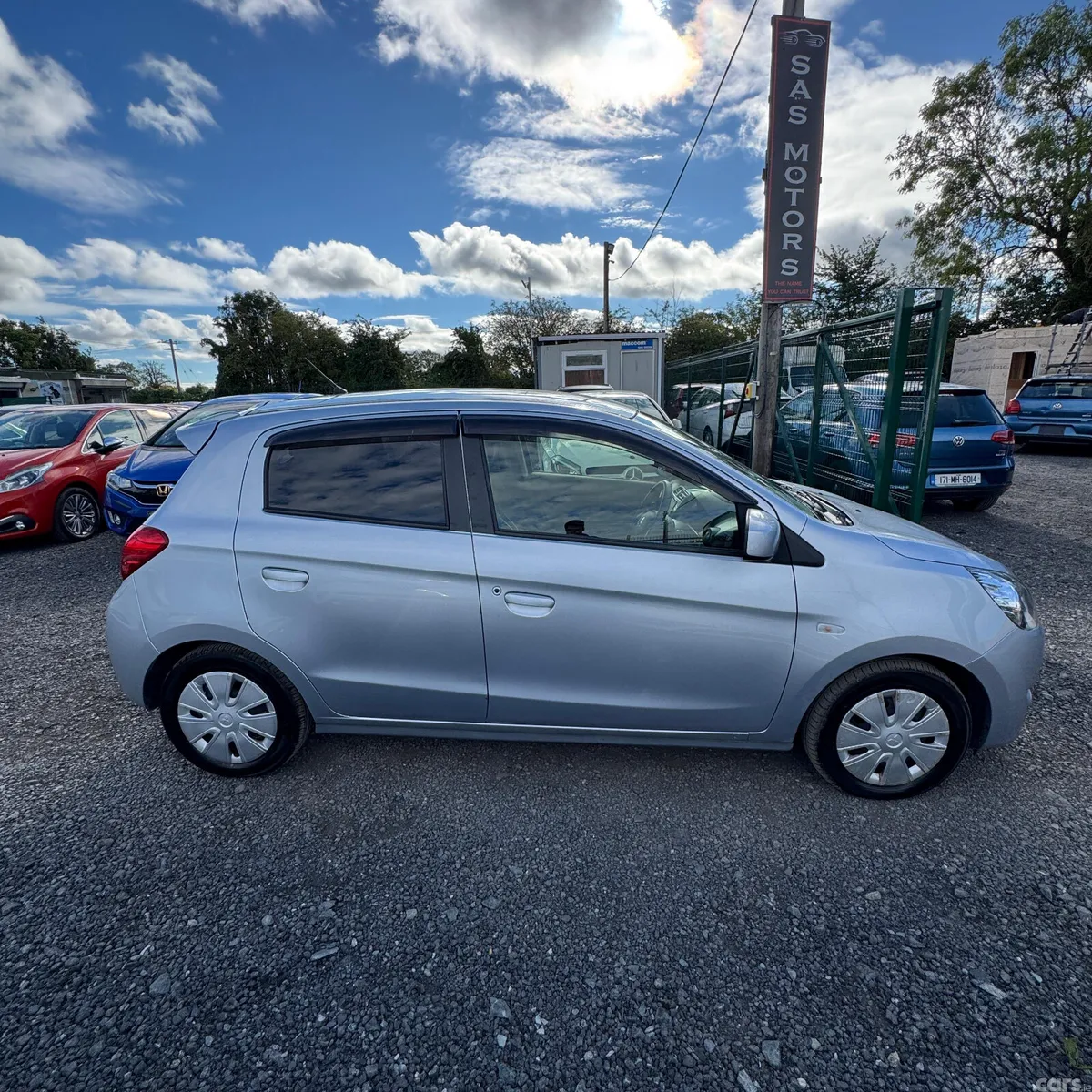 Mitsubishi Mirage Hatchback, Petrol, 2015, Silver