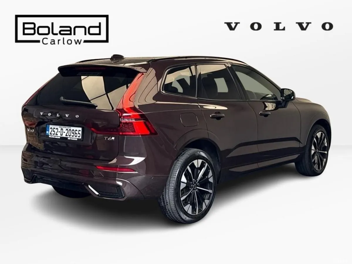 Volvo XC60 SUV, Petrol Plug-in Hybrid, 2025, Red