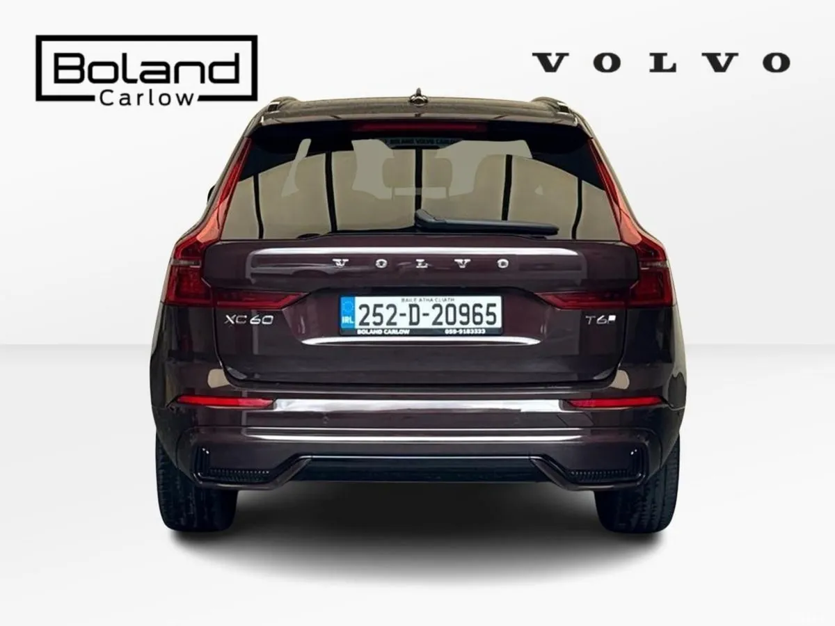 Volvo XC60 SUV, Petrol Plug-in Hybrid, 2025, Red