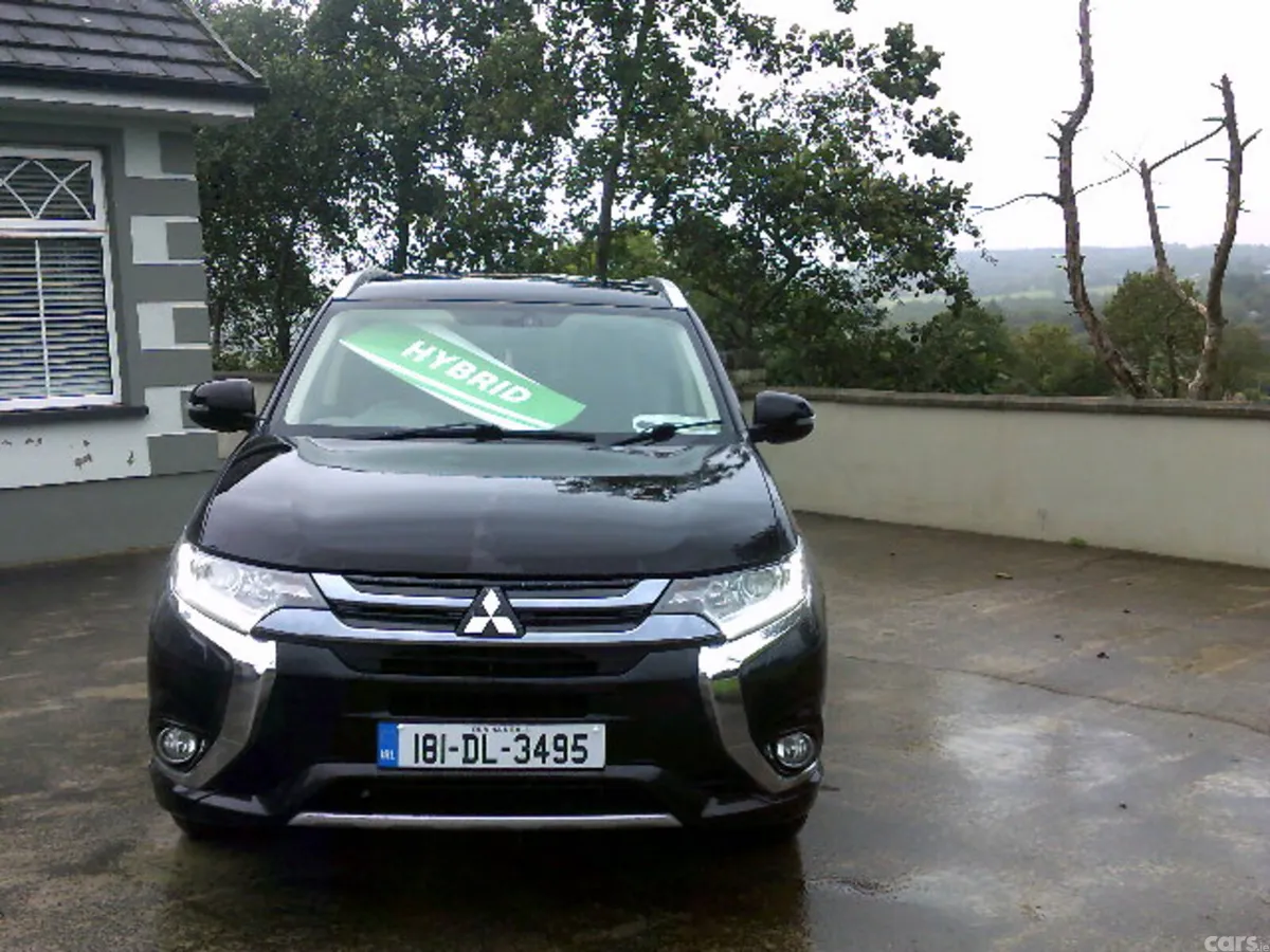 Mitsubishi Outlander SUV, Petrol Plug-in Hybrid, 2018, Black