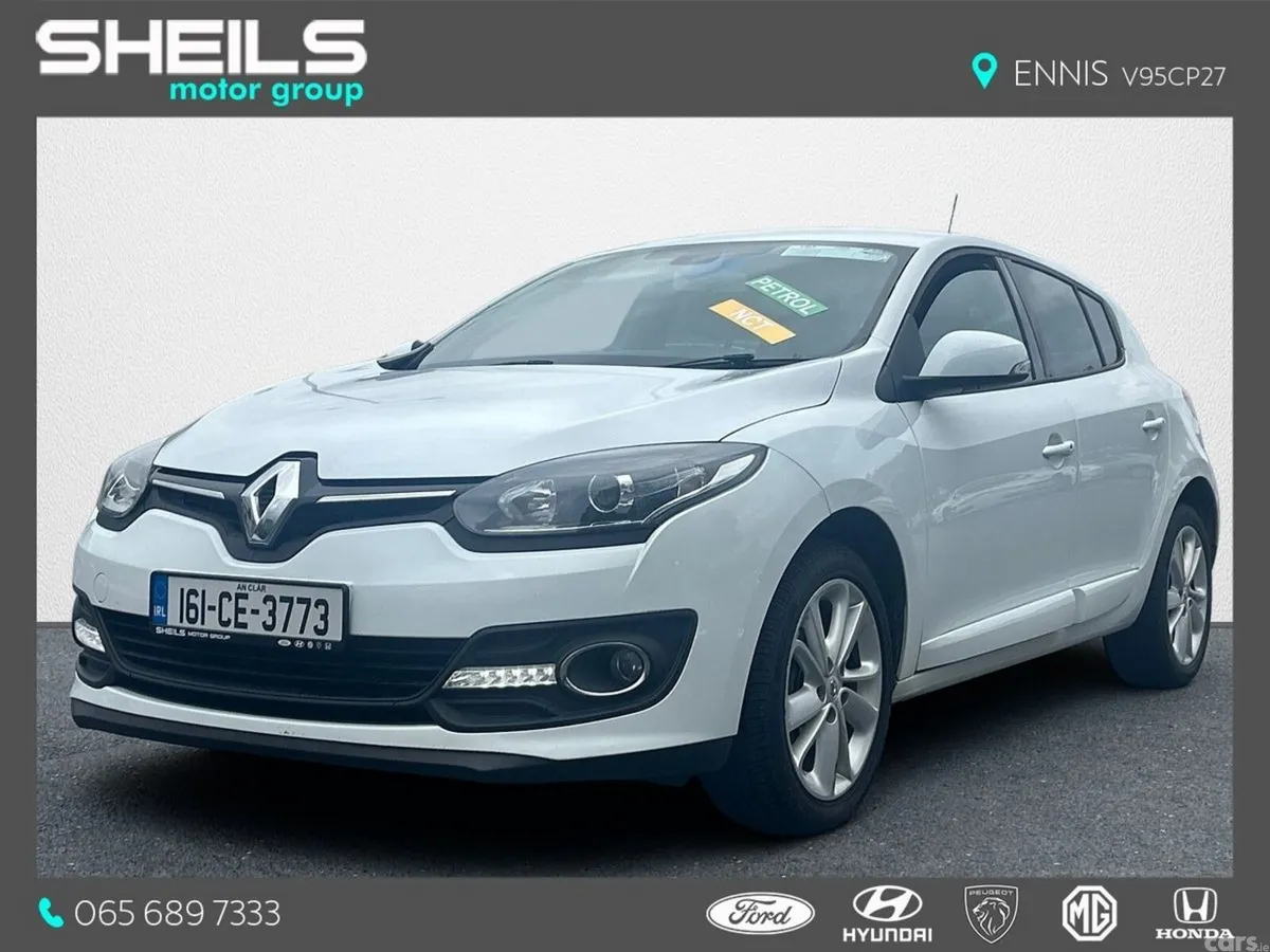 Renault Megane Hatchback, Petrol, 2016, White