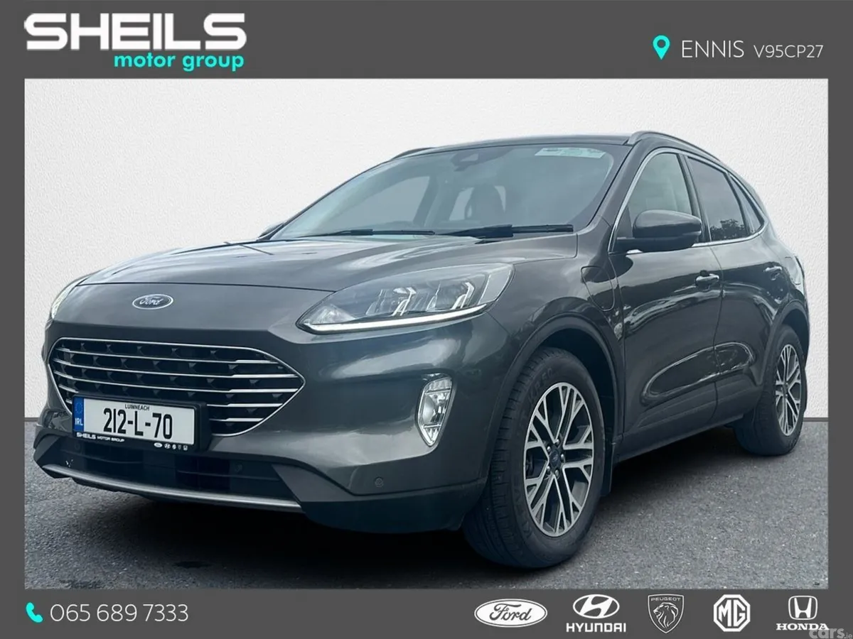 Ford Kuga SUV, Petrol Plug-in Hybrid, 2021, Grey
