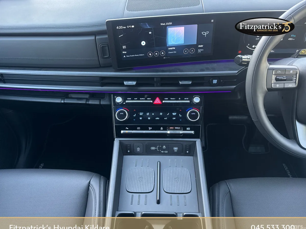 Hyundai Santa Fe SUV, Petrol Plug-in Hybrid, 2026, White