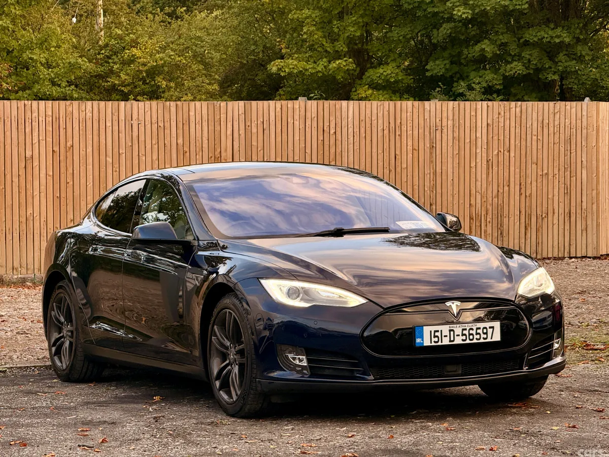 Tesla Model S Hatchback, Electric, 2015, Blue