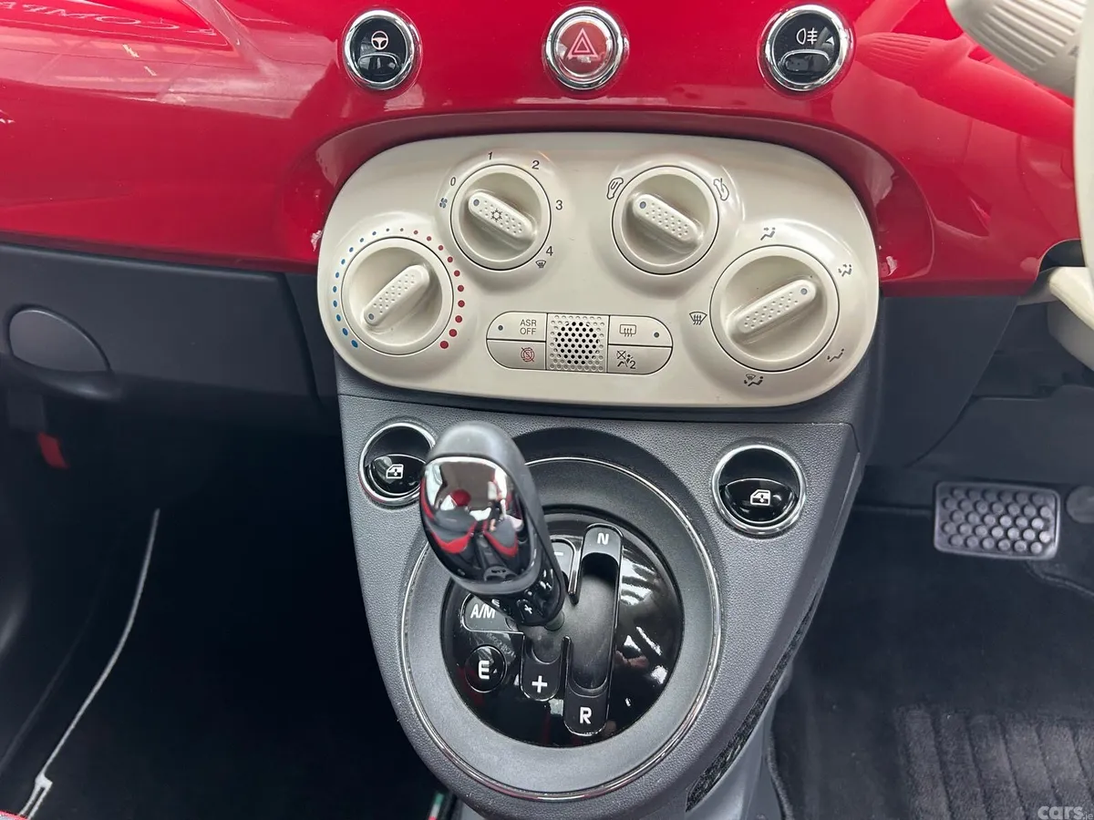 Fiat 500 Hatchback, Petrol, 2017, Red