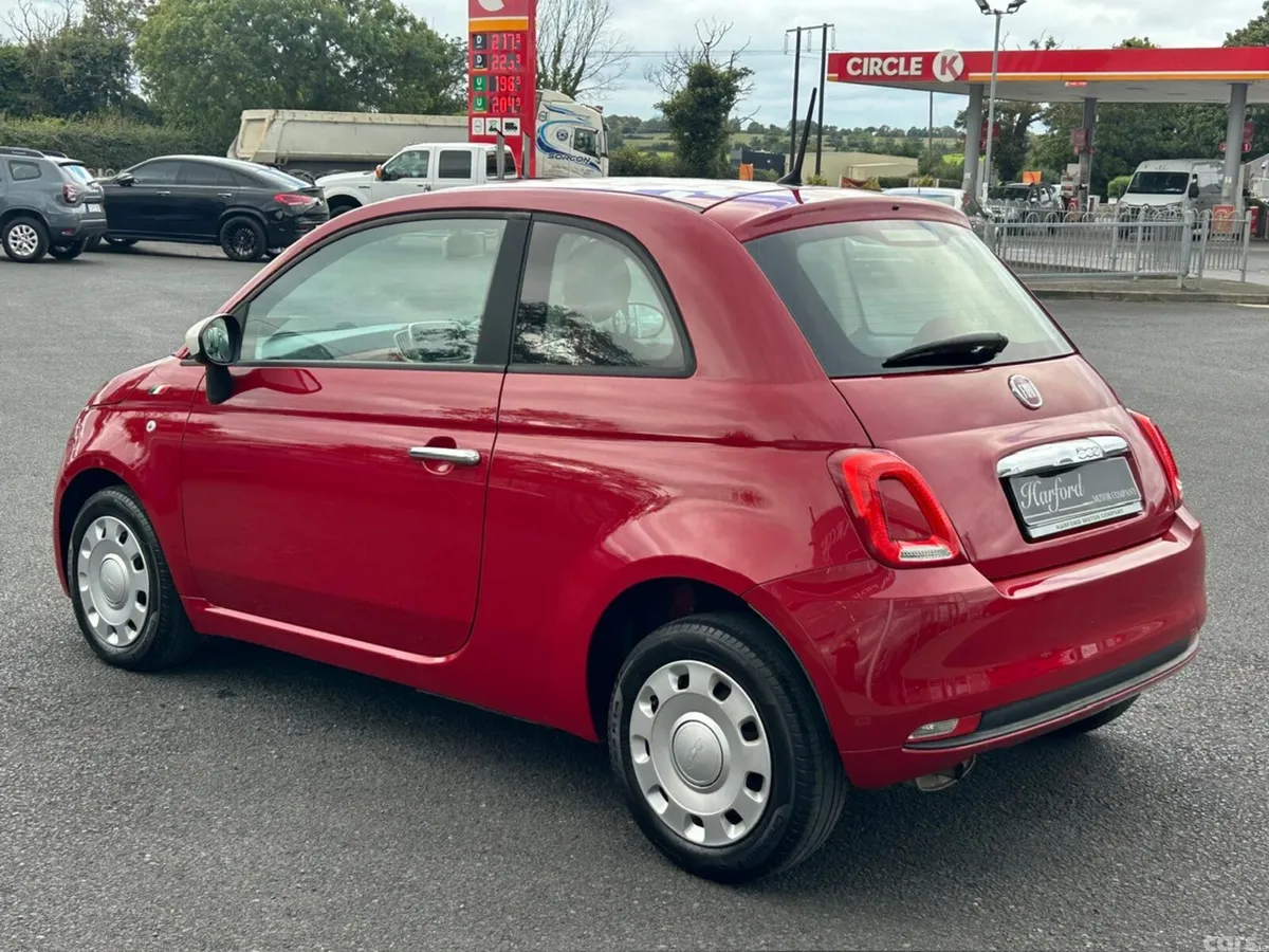 Fiat 500 Hatchback, Petrol, 2017, Red
