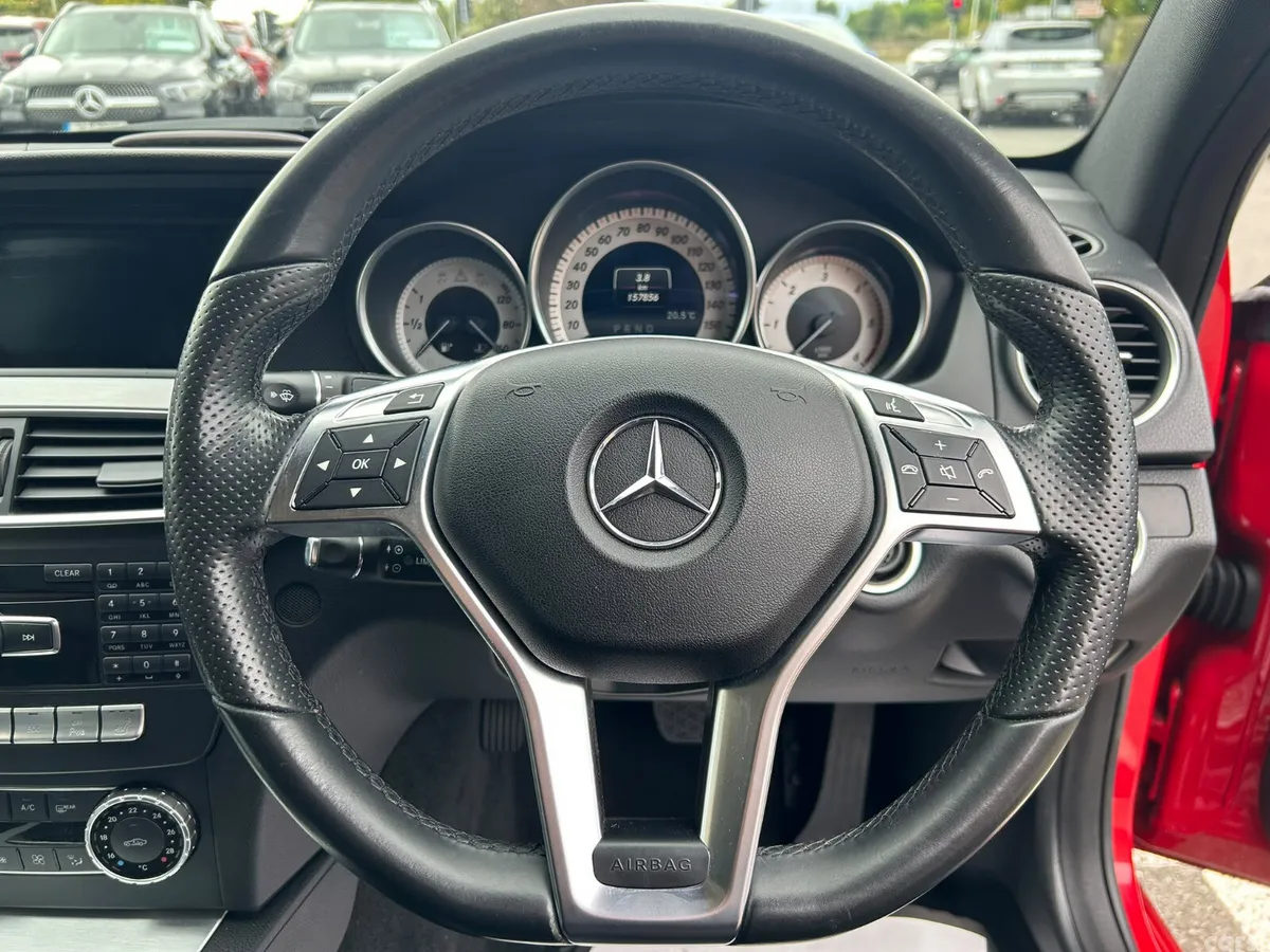Mercedes-Benz C-Class Coupe, Diesel, 2015, Red