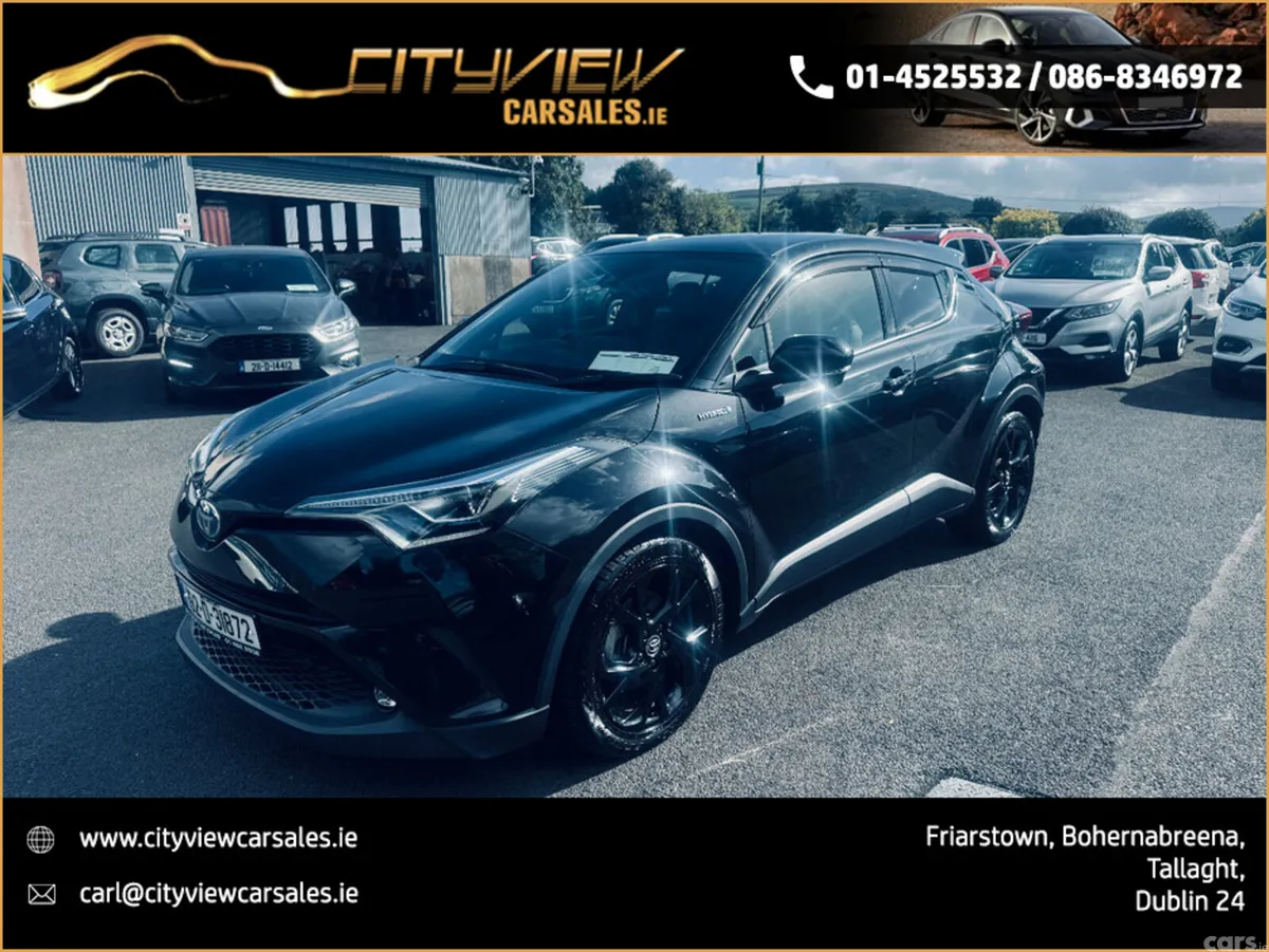Toyota C-HR Hatchback, Petrol Hybrid, 2019, Black