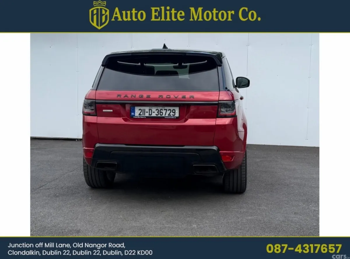 Land Rover Range Rover Sport SUV, Petrol Plug-in Hybrid, 2021, Red
