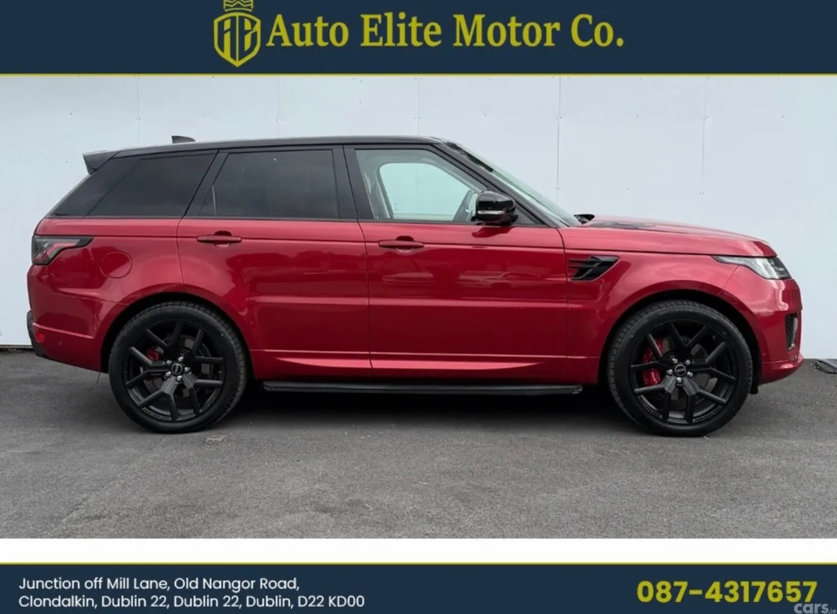 Land Rover Range Rover Sport SUV, Petrol Plug-in Hybrid, 2021, Red