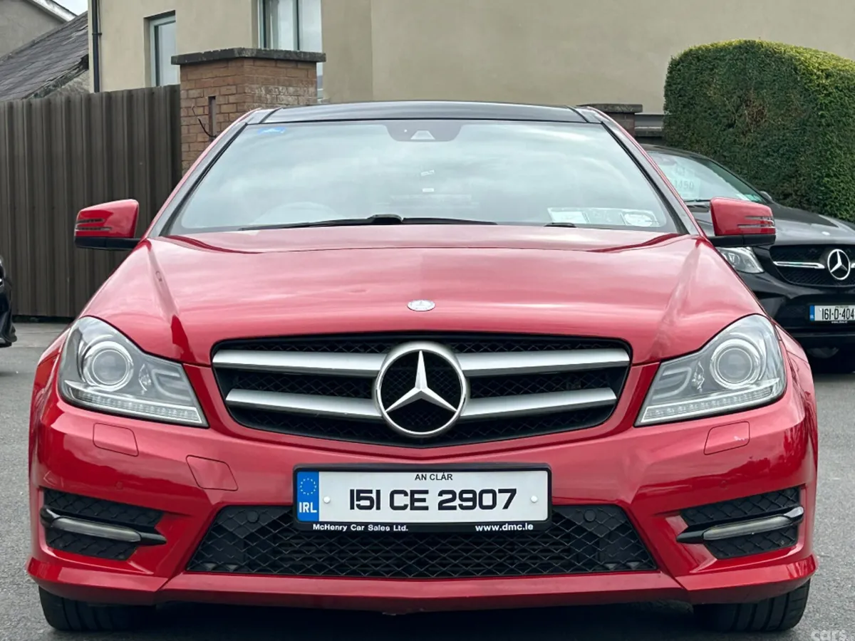 Mercedes-Benz C-Class Coupe, Diesel, 2015, Red