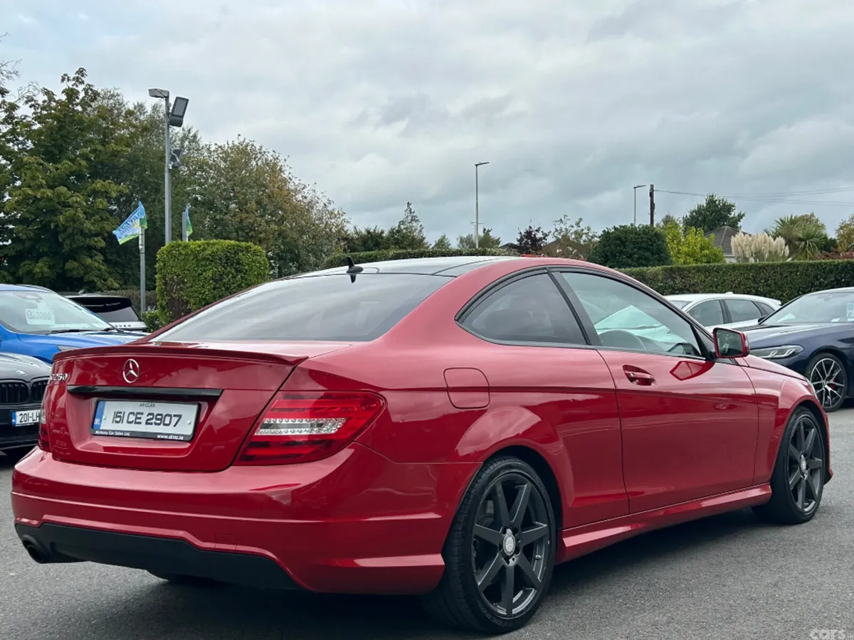 Mercedes-Benz C-Class Coupe, Diesel, 2015, Red