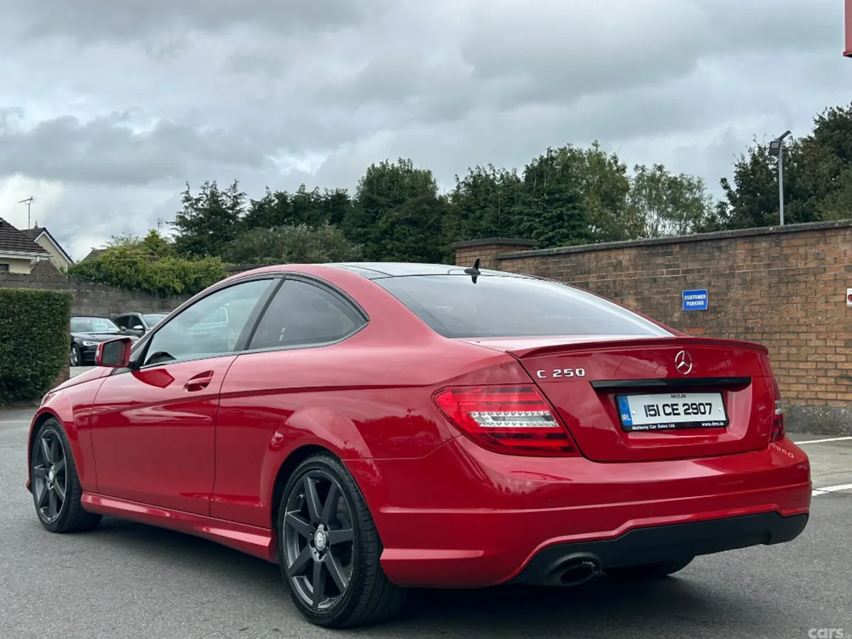 Mercedes-Benz C-Class Coupe, Diesel, 2015, Red
