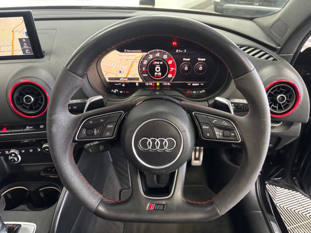 Audi RS3 Saloon, Petrol, 2018, Black