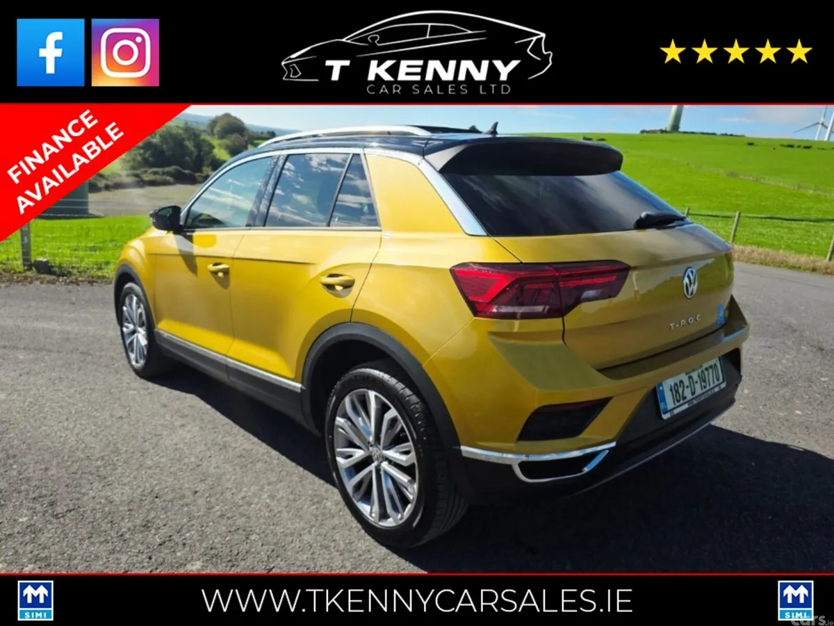 Volkswagen T-Roc SUV, Petrol, 2018, Yellow