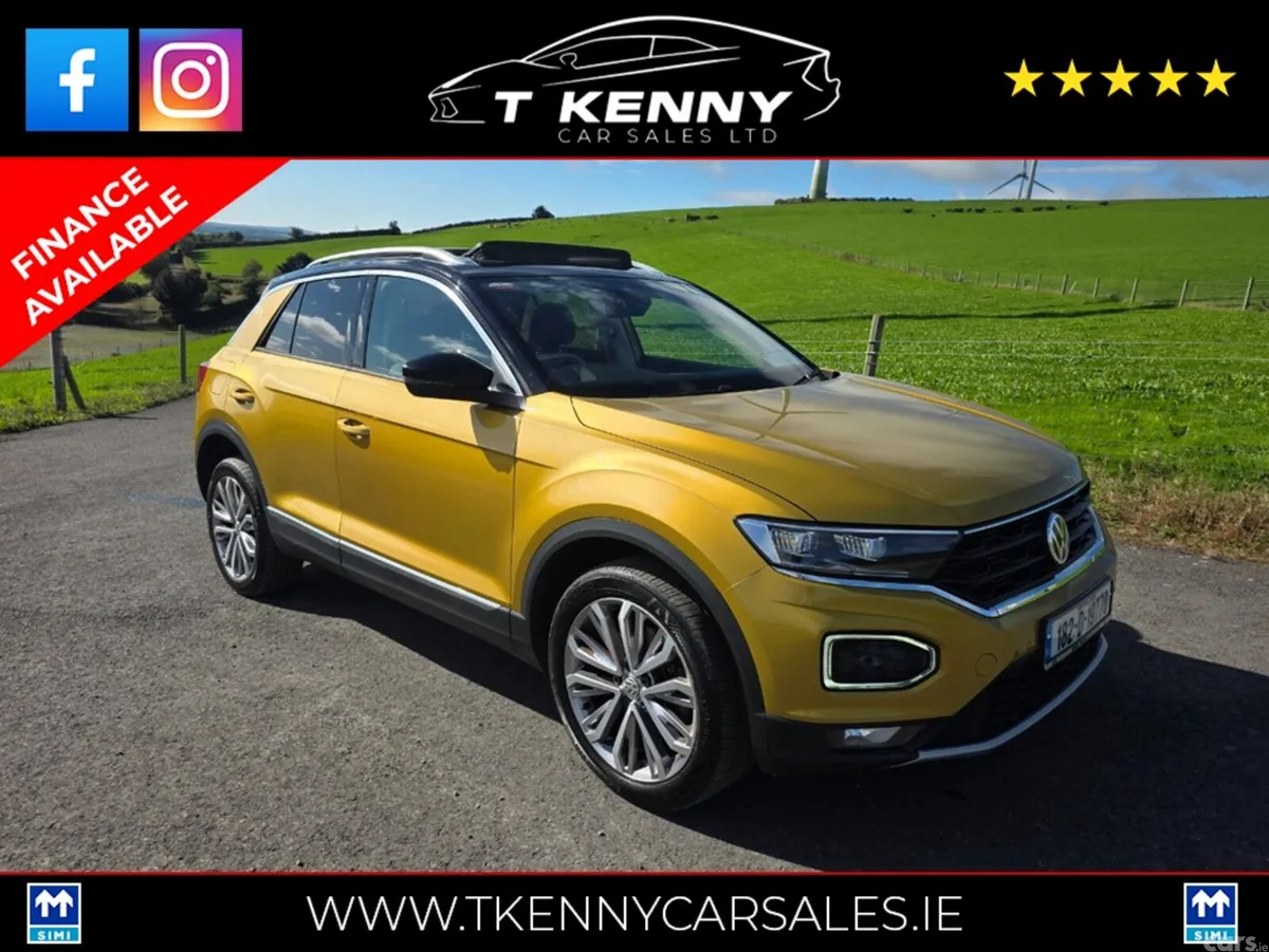 Volkswagen T-Roc SUV, Petrol, 2018, Yellow