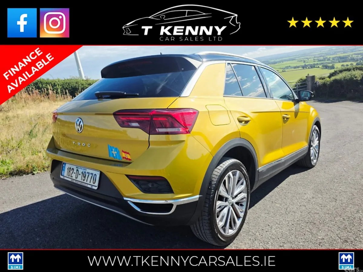 Volkswagen T-Roc SUV, Petrol, 2018, Yellow