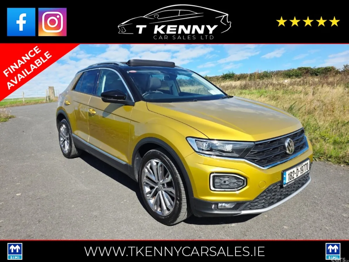 Volkswagen T-Roc SUV, Petrol, 2018, Yellow