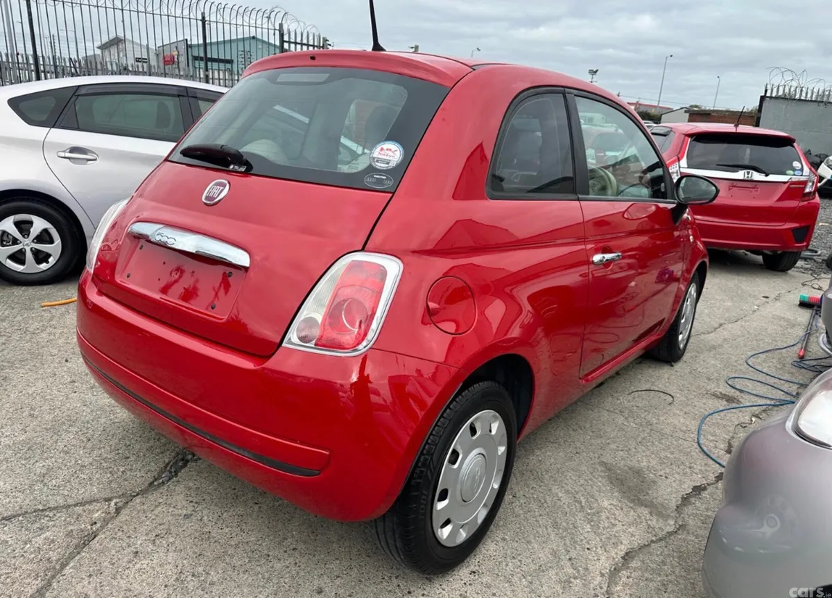 Fiat 500 Hatchback, Petrol, 2015, Red
