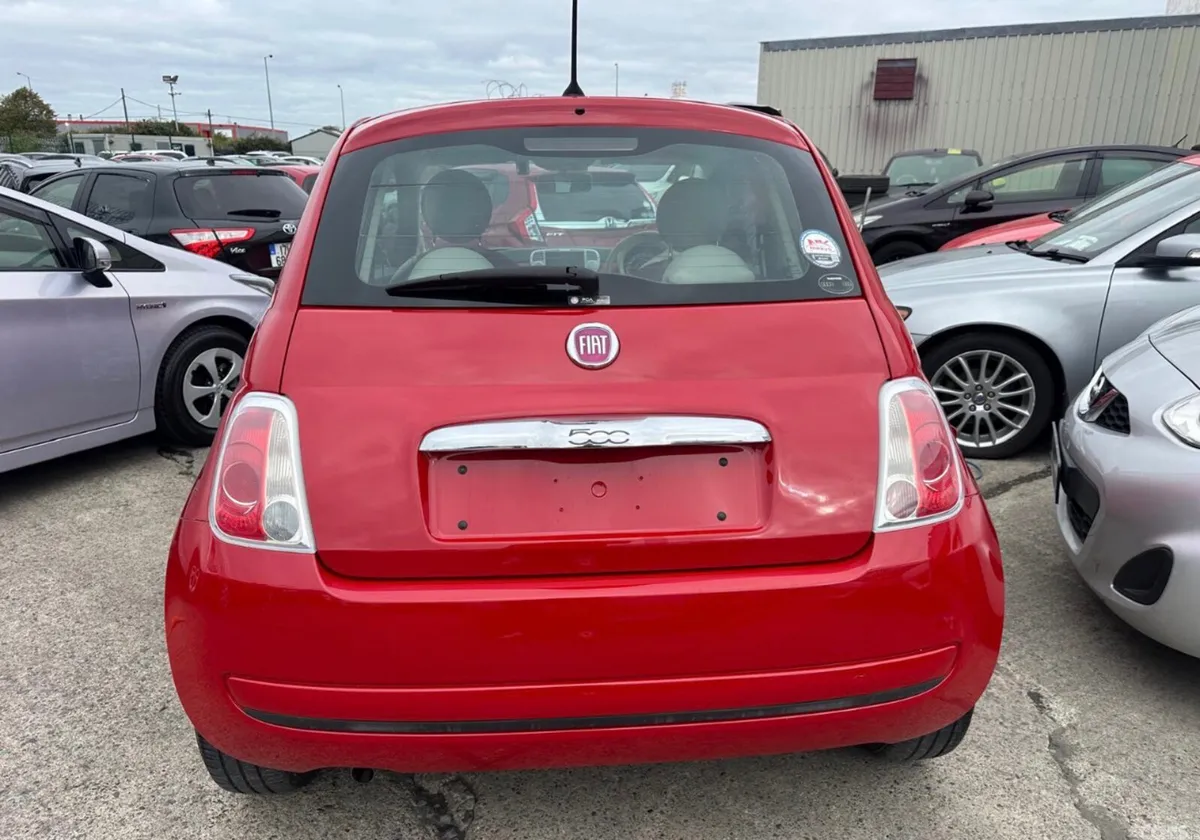Fiat 500 Hatchback, Petrol, 2015, Red