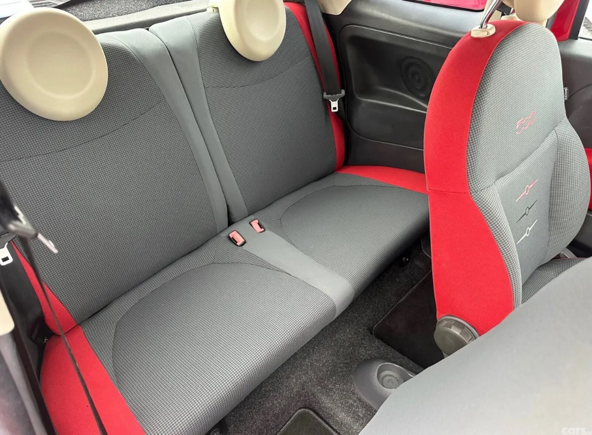 Fiat 500 Hatchback, Petrol, 2015, Red