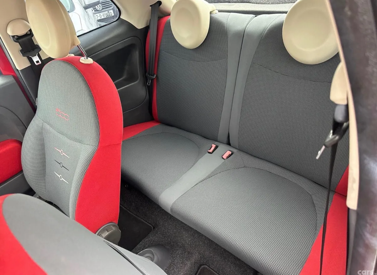 Fiat 500 Hatchback, Petrol, 2015, Red