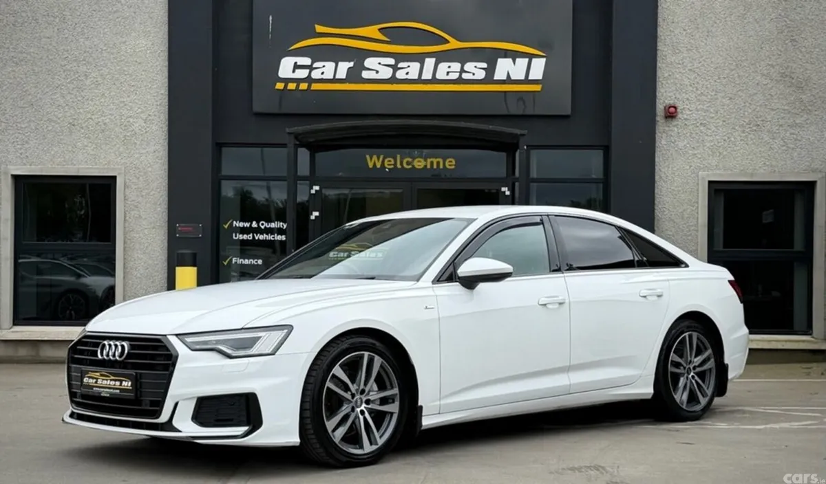 Audi A6 Saloon, Diesel Hybrid, 2021, White