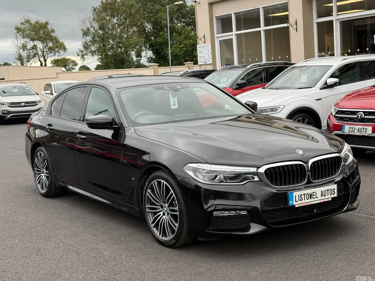 BMW 5-Series Saloon, Petrol Plug-in Hybrid, 2017, Black