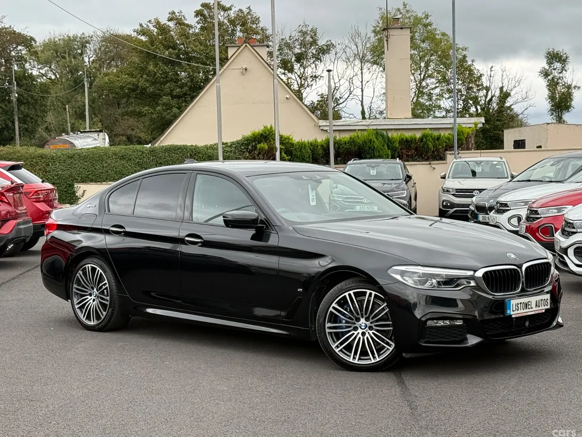 BMW 5-Series Saloon, Petrol Plug-in Hybrid, 2017, Black