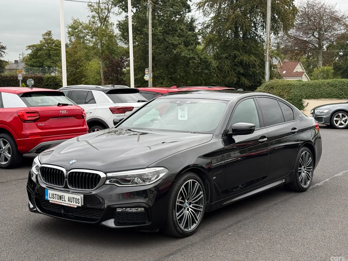 BMW 5-Series Saloon, Petrol Plug-in Hybrid, 2017, Black